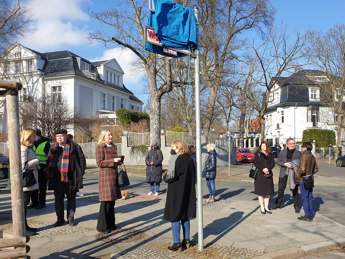 Umbenennung der Wissmannstraße in Baraschstraße in Grunewald