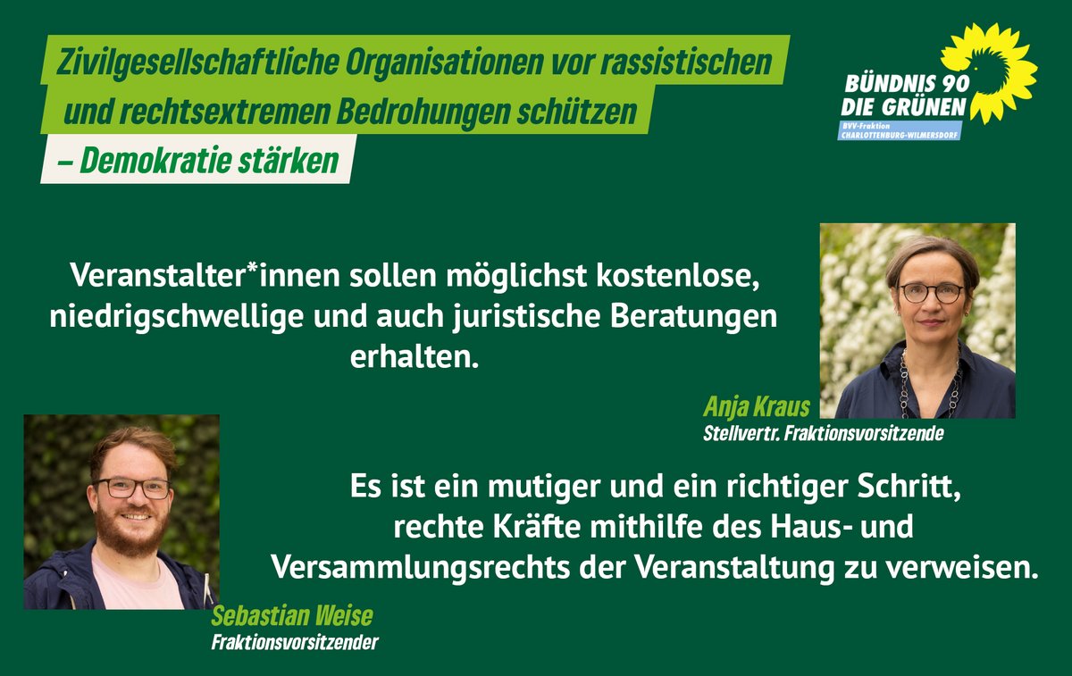 Zivilgesellschaftliche Organisationen vor rassistischen und rechtsextremen Bedrohungen schützen – Demokratie stärken.