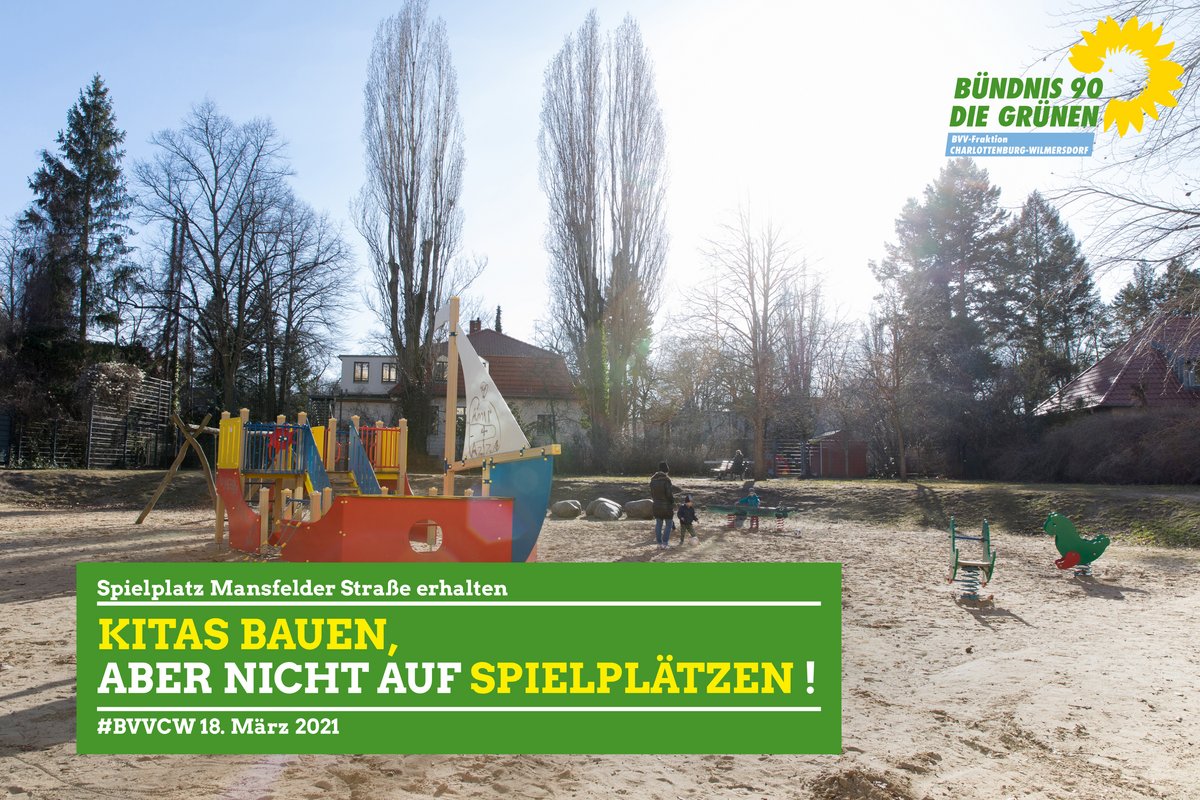 Kitas bauen, aber nicht auf Spielplätzen!