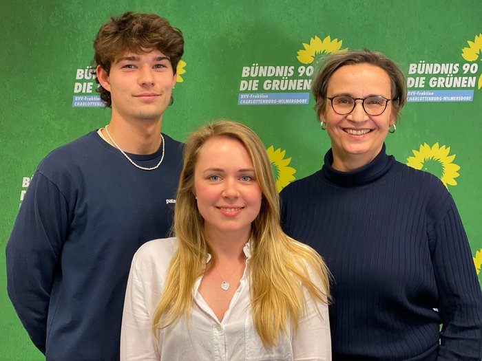 v.l.n.r.: Jakob Zimmer, Alissa Wiemann, Anja Kraus