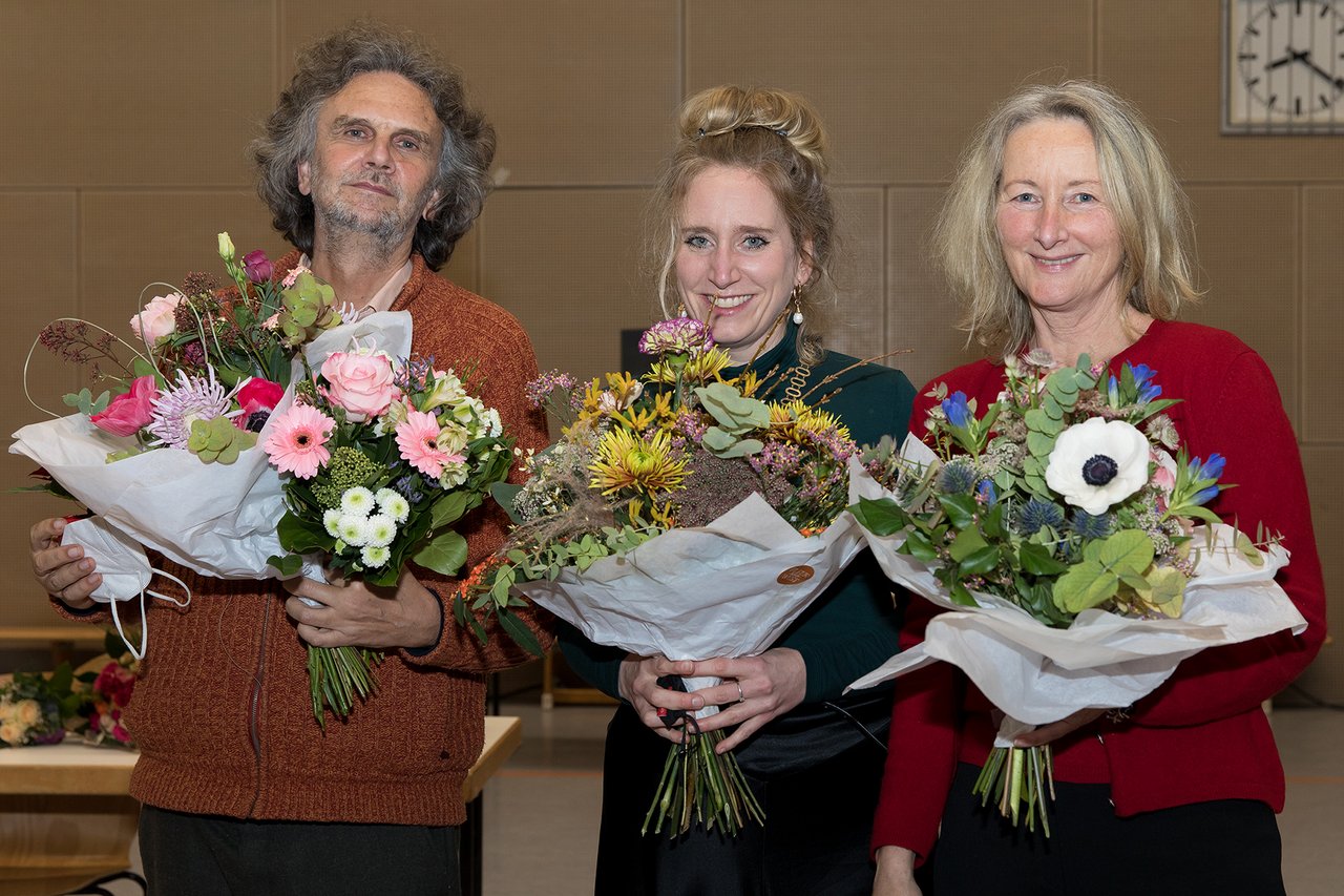 v.l.n.r.: Oliver Schruoffeneger, Kirstin Bauch, Dagmar Kempf