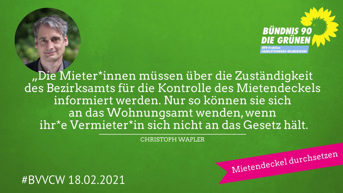 Mietendeckel durchsetzen