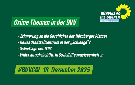 Grüne Themen in der Bezirksverordnetenversammlung Charlottenburg-Wilmersdorf am 18.12.2025