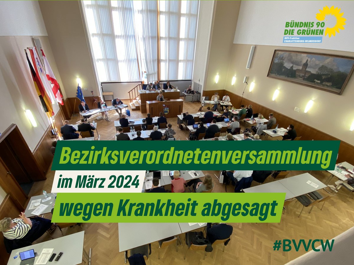 BVV im März 2024 wurde abgesagt