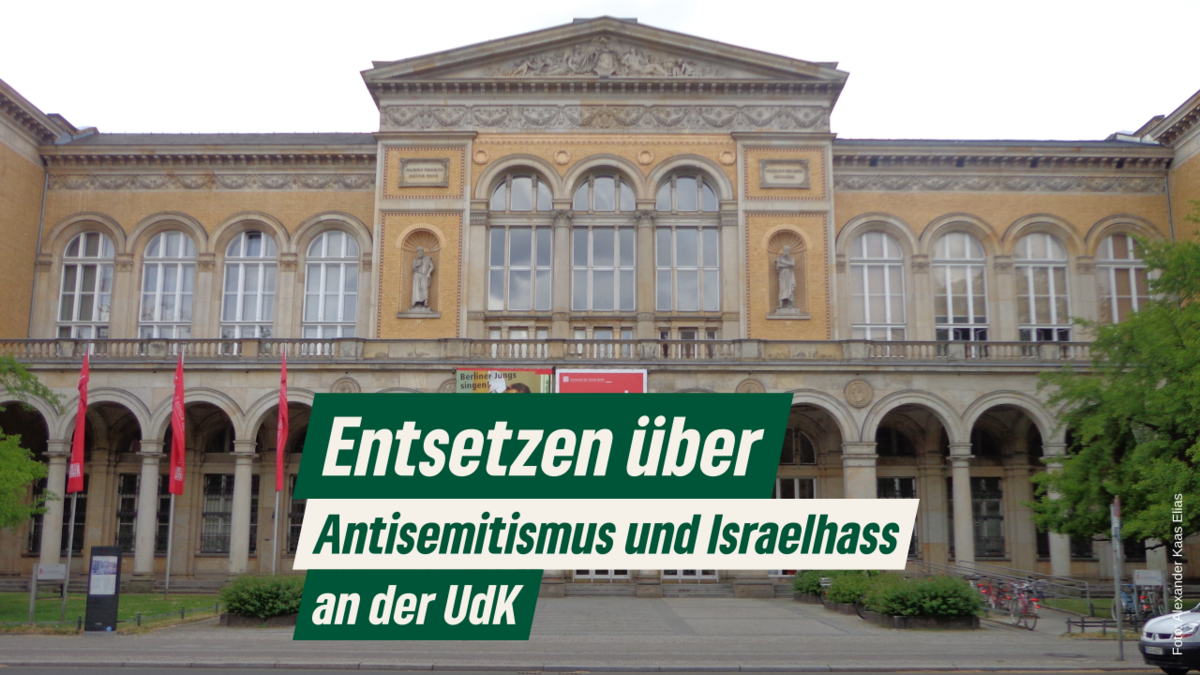 Entsetzen über Antisemitismus an der UdK