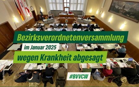 Bezirksverordnetenversammlung Charlottenburg-Wilmersdorf wir dfür Januar 2025 abgesagt.