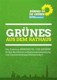 Broschüre "Grünes aus den Rathaus": Die Fraktion stellt sich vor.